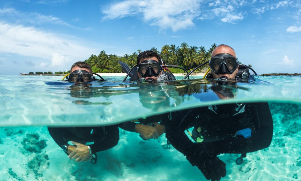 Baptême de plongée
