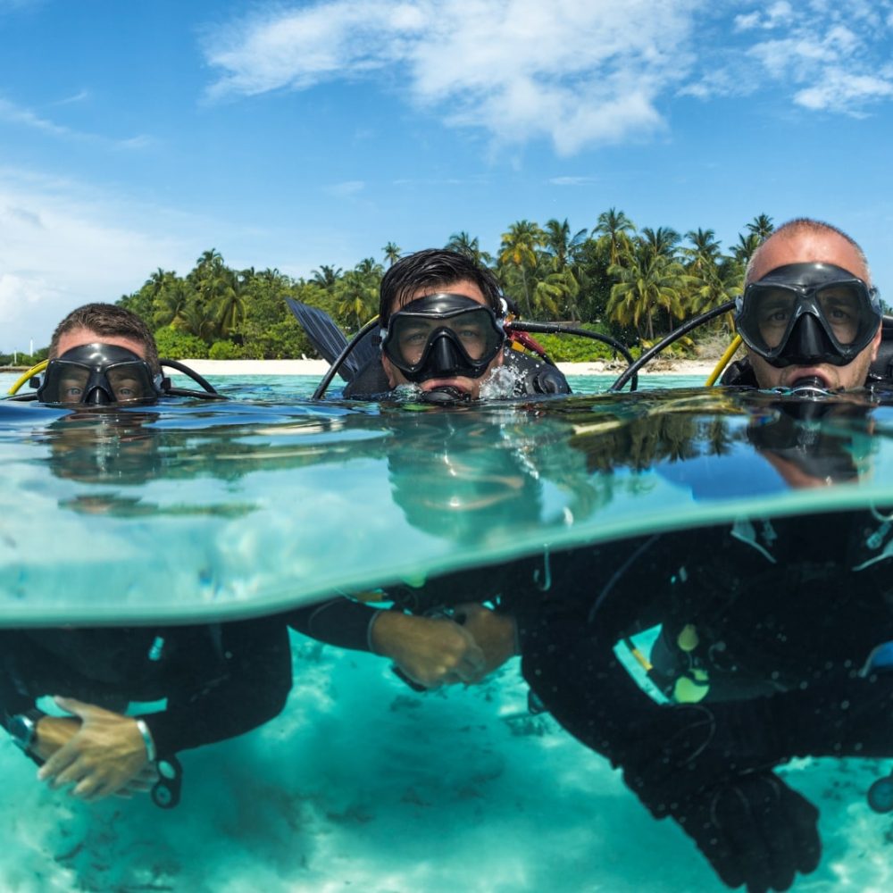 Baptême de plongée